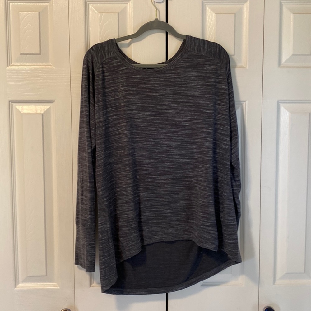 Champion 2XL long sleeve top in Heather grey.